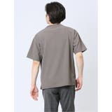 ふくれストライプ クルーネック半袖Tシャツ | TAKA-Q MEN | 詳細画像7 