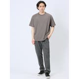 ふくれストライプ クルーネック半袖Tシャツ | TAKA-Q MEN | 詳細画像9 