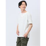 ふくれジャガード フェイクキーネック半袖Tシャツ | TAKA-Q MEN | 詳細画像16 