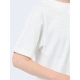 ふくれジャガード フェイクキーネック半袖Tシャツ | TAKA-Q MEN | 詳細画像23 