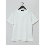 ふくれジャガード フェイクキーネック半袖Tシャツ | TAKA-Q MEN | 詳細画像24 