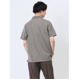 リップルボーダー 半袖ポロシャツ | TAKA-Q MEN | 詳細画像17