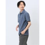 リップルボーダー 半袖ポロシャツ | TAKA-Q MEN | 詳細画像30