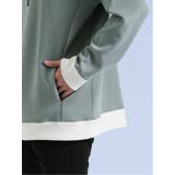 ダンボール リブ配色切替 長袖プルパーカー | TAKA-Q MEN | 詳細画像9 