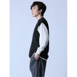 ふくれジャガード フェイクレイヤード クルー長袖Tシャツ | TAKA-Q MEN | 詳細画像11