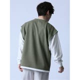 ふくれジャガード フェイクレイヤード クルー長袖Tシャツ | TAKA-Q MEN | 詳細画像21
