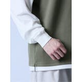 ふくれジャガード フェイクレイヤード クルー長袖Tシャツ | TAKA-Q MEN | 詳細画像27