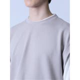 ふくれジャガード フェイクレイヤード クルー長袖Tシャツ | TAKA-Q MEN | 詳細画像8