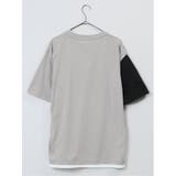 斜め切替 クルーネック半袖Tシャツ | TAKA-Q MEN | 詳細画像23 