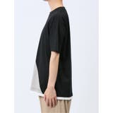 斜め切替 クルーネック半袖Tシャツ | TAKA-Q MEN | 詳細画像29 