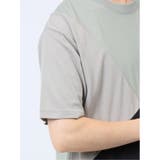 斜め切替 クルーネック半袖Tシャツ | TAKA-Q MEN | 詳細画像43 