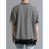 フェイクレイヤード クルーネック半袖BIGＴシャツ | TAKA-Q MEN | 詳細画像22 