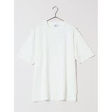 01白 | 【DRESS T-SHIRT】シルケットコットン スロープネック半袖Tシャツ | TAKA-Q MEN