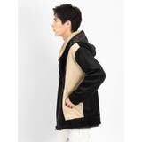 シルキーフリース 切替フルZIP ルーズパーカー | TAKA-Q MEN | 詳細画像12