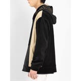 シルキーフリース 切替フルZIP ルーズパーカー | TAKA-Q MEN | 詳細画像27