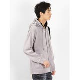 シルキーフリース 切替フルZIP ルーズパーカー | TAKA-Q MEN | 詳細画像4