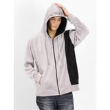 シルキーフリース 切替フルZIP ルーズパーカー | TAKA-Q MEN | 詳細画像5
