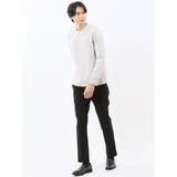 【DRESS T-SHIRT】シルケットスムス スロープネック 長袖Tシャツ | TAKA-Q MEN | 詳細画像15 