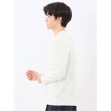【DRESS T-SHIRT】シルケットスムス スロープネック 長袖Tシャツ | TAKA-Q MEN | 詳細画像2 