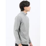 【DRESS T-SHIRT】シルケットスムス ハイネック 長袖Tシャツ | TAKA-Q MEN | 詳細画像4 