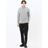 【DRESS T-SHIRT】シルケットスムス ハイネック 長袖Tシャツ | TAKA-Q MEN | 詳細画像5 