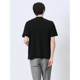 【DRESS T-SHIRT】レーヨン混ストレッチ スロープネック半袖Tシャツ | TAKA-Q MEN | 詳細画像17 