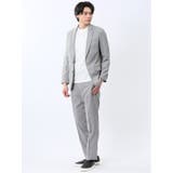 【DRESS T-SHIRT】綿ストレッチ スロープネック半袖Tシャツ | TAKA-Q MEN | 詳細画像15 