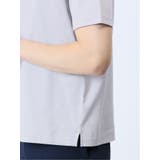 【DRESS T-SHIRT】綿ストレッチ クルーネック半袖Tシャツ | TAKA-Q MEN | 詳細画像31 