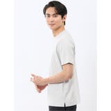 【DRESS T-SHIRT】綿ストレッチ ボーダー クルーネック半袖Tシャツ | TAKA-Q MEN | 詳細画像12 
