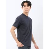 【DRESS T-SHIRT】綿ストレッチ ボーダー クルーネック半袖Tシャツ | TAKA-Q MEN | 詳細画像4 
