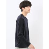 【DRESS T-SHIRT】シルケットスムス スロープネック 長袖Tシャツ | TAKA-Q MEN | 詳細画像13