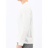 【DRESS T-SHIRT】シルケットスムス スロープネック 長袖Tシャツ | TAKA-Q MEN | 詳細画像7
