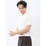 【DRESS T-SHIRT】シルケットスムス スロープネック 半袖Tシャツ | TAKA-Q MEN | 詳細画像2 