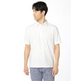 01白 | エアロアクティブ/AEROACTIVE セットアップ 半袖ポロシャツ | TAKA-Q MEN