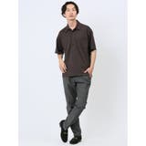 綿ストレッチ オーバーサイズ 半袖ポロシャツ | TAKA-Q MEN | 詳細画像15 