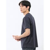 【DRESS T-SHIRT】綿ストレッチ ボーダー クルーネック半袖Tシャツ | TAKA-Q MEN | 詳細画像2 