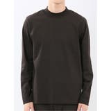 【DRESS T-SHIRT】シルケットスムス モックネック 長袖Tシャツ | TAKA-Q MEN | 詳細画像15 