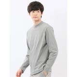 【DRESS T-SHIRT】シルケットスムス モックネック 長袖Tシャツ | TAKA-Q MEN | 詳細画像2 