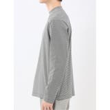 【DRESS T-SHIRT】シルケットスムス モックネック 長袖Tシャツ | TAKA-Q MEN | 詳細画像7 