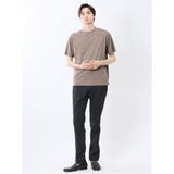 接触冷感 モックネック半袖Tシャツ | TAKA-Q MEN | 詳細画像34
