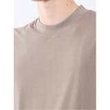 接触冷感 モックネック半袖Tシャツ | TAKA-Q MEN | 詳細画像38