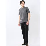 接触冷感 スロープネック半袖Tシャツ | TAKA-Q MEN | 詳細画像17