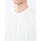 接触冷感 スロープネック半袖Tシャツ | TAKA-Q MEN | 詳細画像9