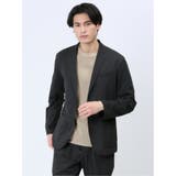 06グレー | AEROACTIVE 2ボタン カットジャケット(セットアップ可能) | TAKA-Q MEN