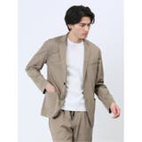 33ベージュ | AEROACTIVE 2ボタン カットジャケット(セットアップ可能) | TAKA-Q MEN