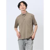 33ベージュ | Biz エアロアクティブ ボタンダウン半袖 ビズポロ | TAKA-Q MEN