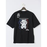 05黒 | カステルバジャック CASTELBAJAC くま柄プリント | TAKA-Q MEN