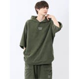 54カーキ | Sauna Camp×T/Q パイルポンチョ(セットアップ可能) | TAKA-Q MEN