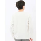 千鳥ジャガード クルーネック長袖Tシャツ | TAKA-Q MEN | 詳細画像3 