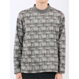 裏起毛チェック モックネック長袖Tシャツ | TAKA-Q MEN | 詳細画像6